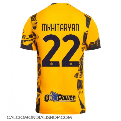 Maglie da calcio Inter Milan Henrikh Mkhitaryan #22 Terza Maglia 2024-25 Manica Corta